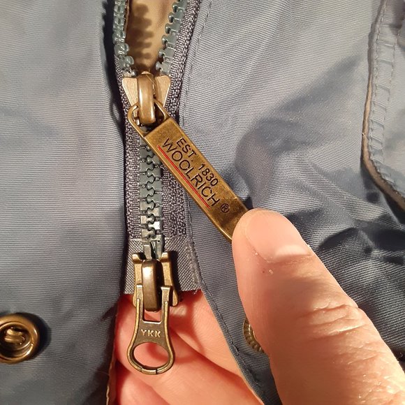 Woolrich women's wool & nylon removable hood anorak jacket sz XL - Picture 5 of 11